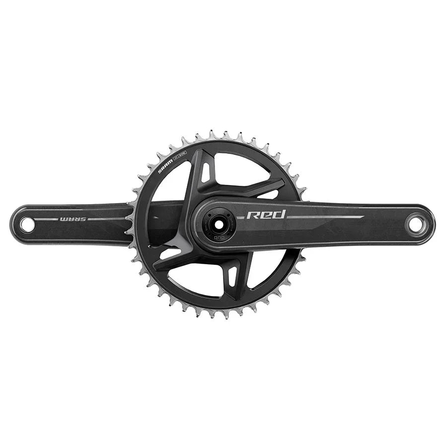 RED 1x XPLR Wide Crankset - 165mm 13-Speed 40t 8-Bolt Direct Mount DUB Spindle Natural Carbon E1 - Bicycle Warehouse