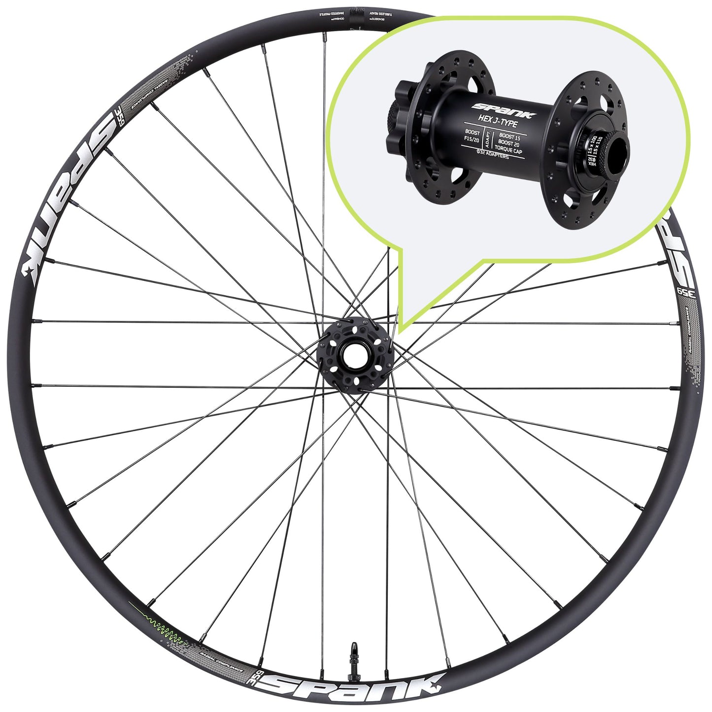 Spank SPANK 359 Vibrocore™ FRONT Wheel - Wheels - Bicycle Warehouse