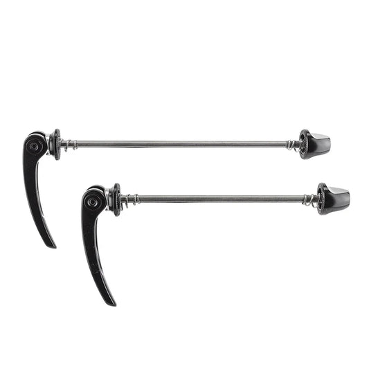 Zipp Tangente Quick Release Skewer Set - 100mm/130mm Titanium BLK With BLK Logo - Bicycle Warehouse
