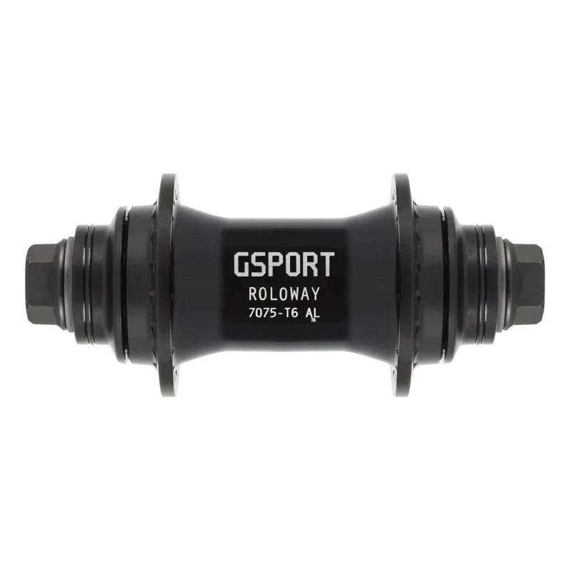 G Sport Roloway Front BMX Hub - Black - Bicycle Warehouse