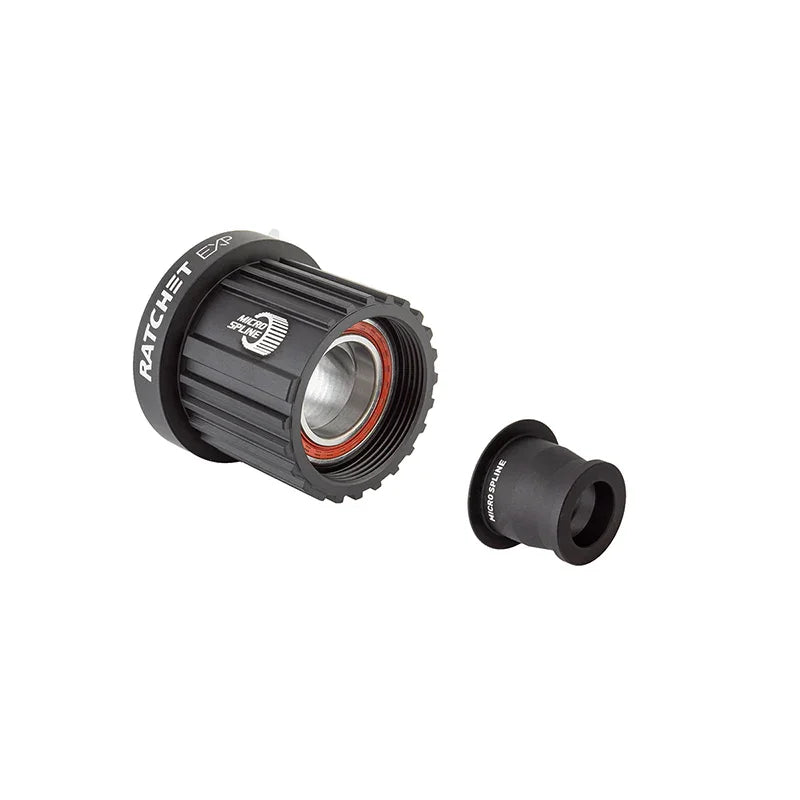 Ratchet EXP Freehub Body - Shimano Micro Spline Light Aluminum Sealed Bearing Kit w/ End Cap 12 x 142/148 mm - Bicycle Warehouse