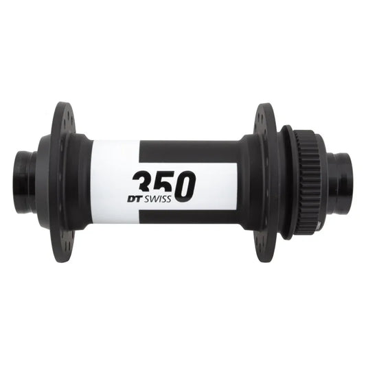 DT Swiss 350 Front Hub - 15 x 110mm Center-Lock Black 28H - Bicycle Warehouse