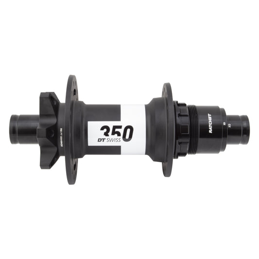 DT Swiss 350 Rear Hub - 12 x 148mm 6-Bolt XD Black 28H 36pt - Bicycle Warehouse