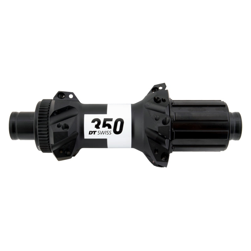 DT Swiss 350 Rear Hub - 12 x 148mm Center-Lock HG11 MTN BLK 28H Straight Pull 36pt - Bicycle Warehouse