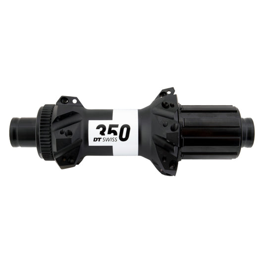 DT Swiss 350 Rear Hub - 12 x 148mm Center-Lock HG11 MTN BLK 28H Straight Pull 36pt - Bicycle Warehouse