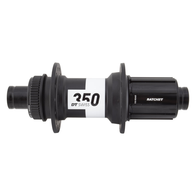 DT Swiss 350 Rear Hub - 12 x 142mm Center-Lock HG11 Road Black 28H 36pt - Bicycle Warehouse