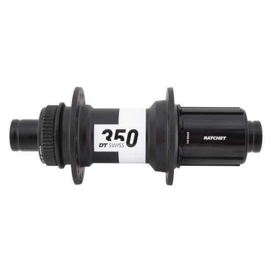 DT Swiss 350 Rear Hub - 12 x 142mm Center-Lock HG11 Road Black 28H 36pt - Bicycle Warehouse
