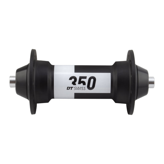DT Swiss 350 Front Hub - QR x 100mm Rim Brake Black 20H - Bicycle Warehouse