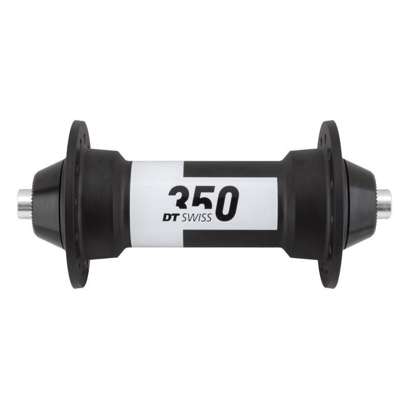 DT Swiss 350 Front Hub - QR x 100mm Rim Brake Black 24H - Bicycle Warehouse