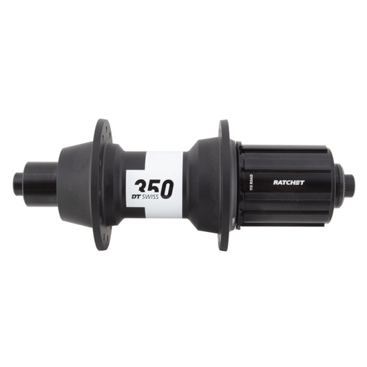 DT Swiss 350 Rear Hub - QR x 130mm Rim Brake HG11 Road Black 24H 36pt - Bicycle Warehouse