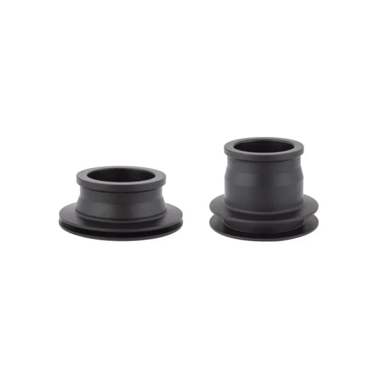 Front Axle Conversion Kit - 15 mm Thru axle Press fit Black - Bicycle Warehouse
