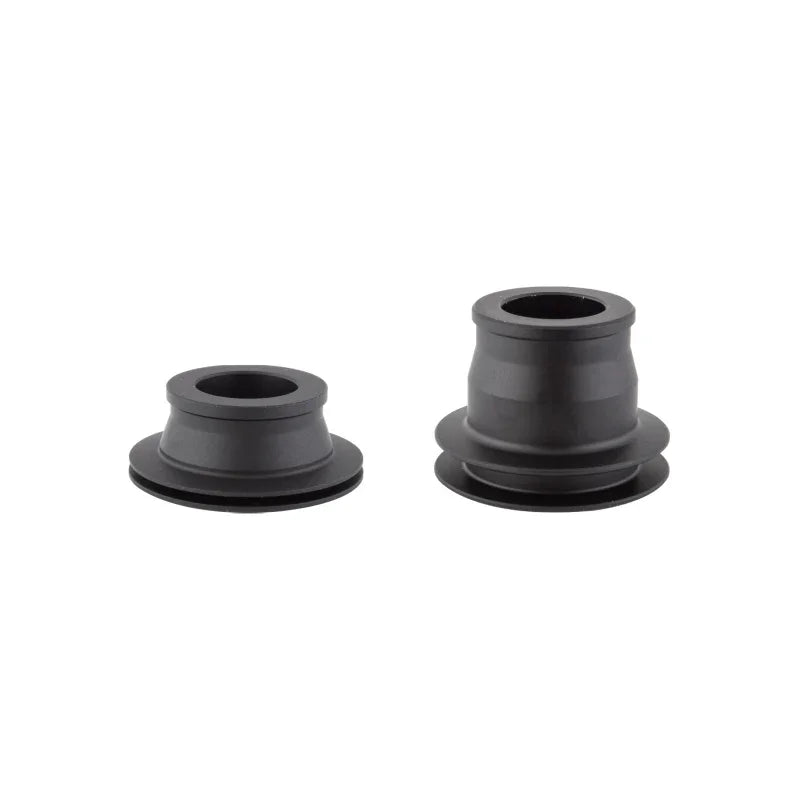 Front Axle Conversion Kit - 12 mm Thru axle Press fit Black - Bicycle Warehouse