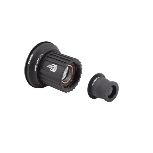 Ratchet DEG Freehub Body - Shimano Micro Spline Light Aluminum Ball Bearing w/ End Cap 12 x 148 mm - Bicycle Warehouse