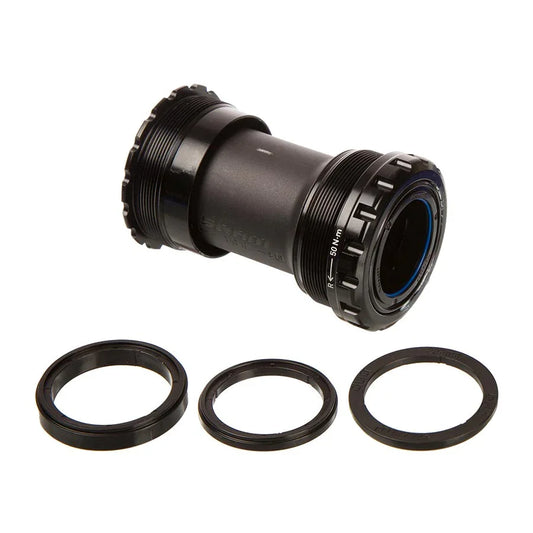 DUB T47 Bottom Bracket - T47 77mm Road and Road Wide Black - Bicycle Warehouse