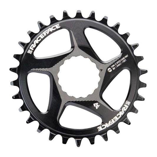 RaceFace Narrow Wide Direct Mount CINCH Aluminum Chainring - Shimano 12-Speed requires Hyperglide+ compatible chain 30t BLK - Bicycle Warehouse