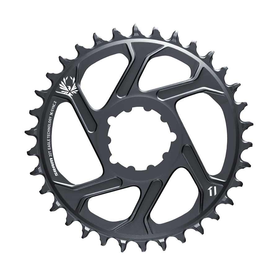 X-Sync Eagle 12sp 6mm DM Chainring Forged 32t Lunar - Bicycle Warehouse