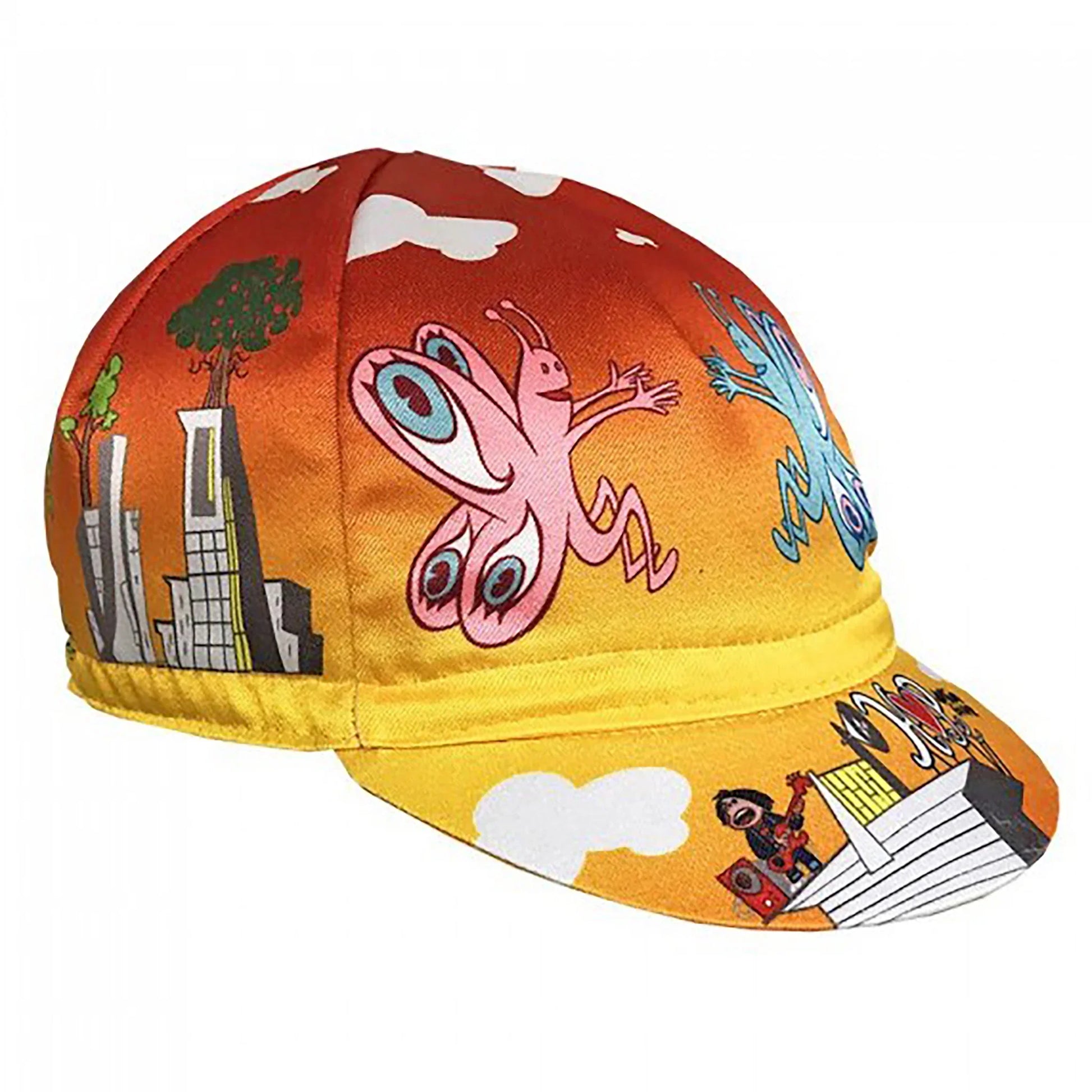 Cycling Cap Giacon Art Hope Yellow - Bicycle Warehouse