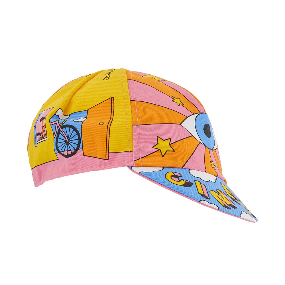 Cycling Cap Explorer Gabe Alcala Planets Mix - Bicycle Warehouse