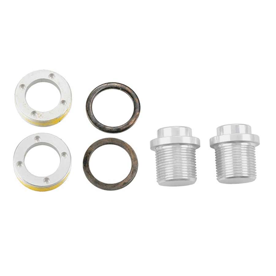 M8 Capless Steel Crank Bolts Pair - Bicycle Warehouse