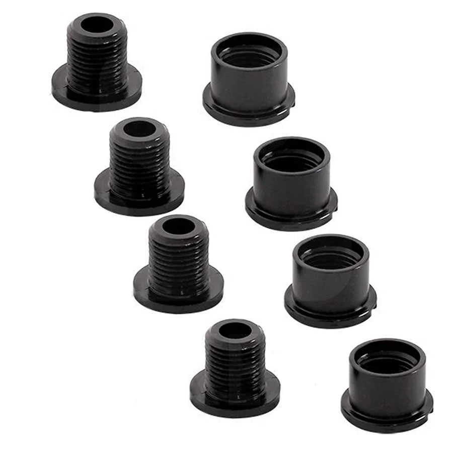 M8 Alloy Chainring Bolts and Nuts 4-Pack - Bicycle Warehouse