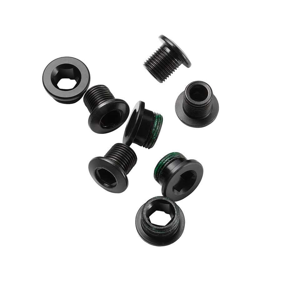 RED/Force eTap AXS Crank Chainring Bolt Kit - For 1x Aluminum Black D1 - Bicycle Warehouse