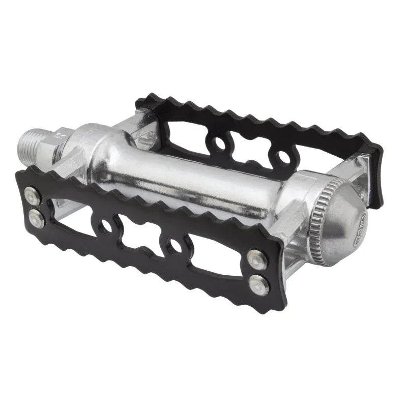 Sylvan Touring Pedals Black/Silver - Bicycle Warehouse