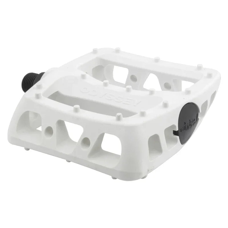 Twisted PC Pedals - Platform Composite/Plastic 9/16" White - Bicycle Warehouse