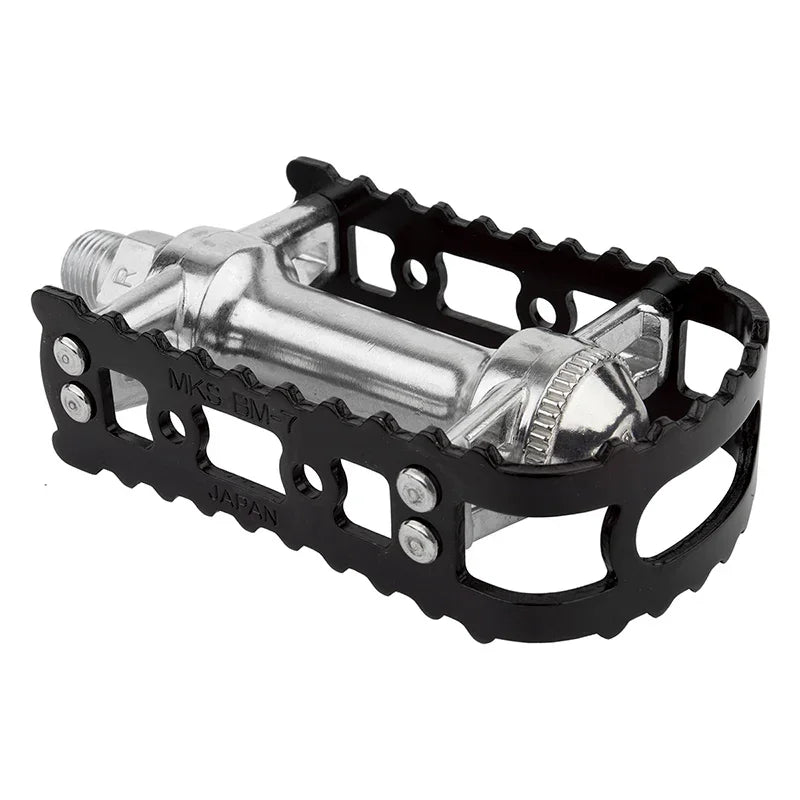 BM-7 Pedals Black/Silver - Bicycle Warehouse