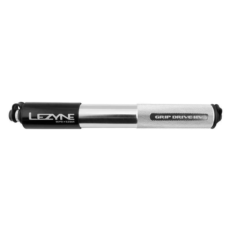 Grip Drive HV Pump Medium Silver - Bicycle Warehouse