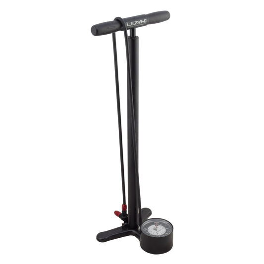 Lezyne Alloy Floor Drive 3.5 Pump Satin Black - Bicycle Warehouse