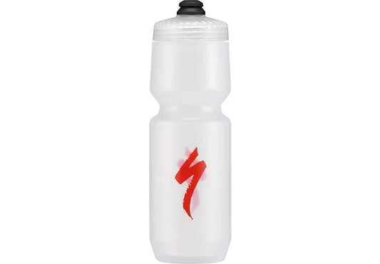 Specialized 26 oz purist mflo 2.0 bottle s-logo clear 26 oz - Bicycle Warehouse