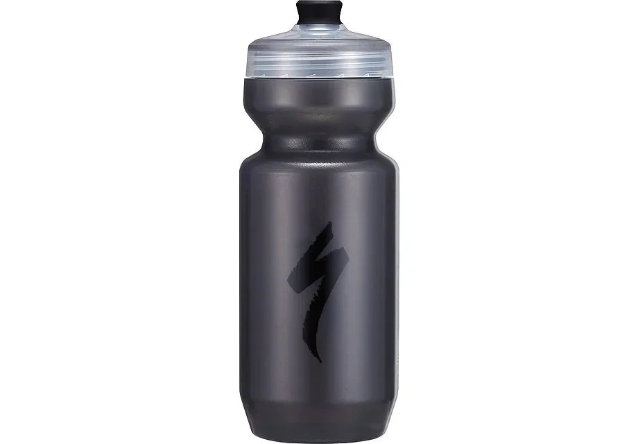 Specialized 22 oz purist omni bottle s-logo smoke/trans 22 oz - Bicycle Warehouse