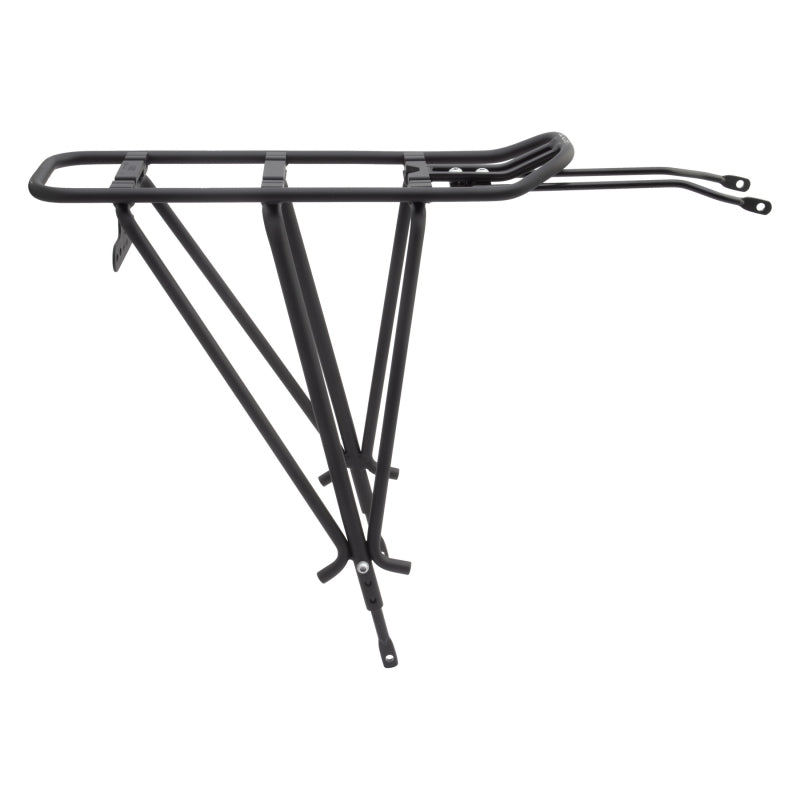 Sunlite Gold Tec HD Touring Rack w/MIK Rear Eyelets Black 26`/700C 55lbs MIK - Bicycle Warehouse