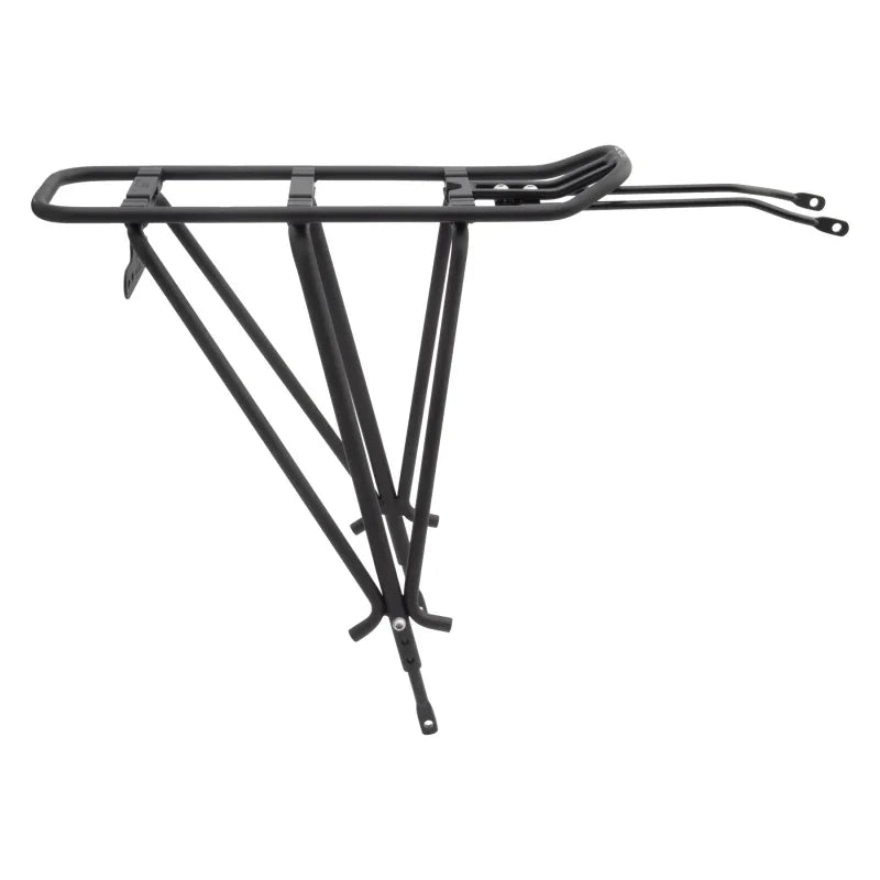 Sunlite Gold Tec HD Touring Rack w/MIK Rear Eyelets Black 26`/700C 55lbs MIK - Bicycle Warehouse