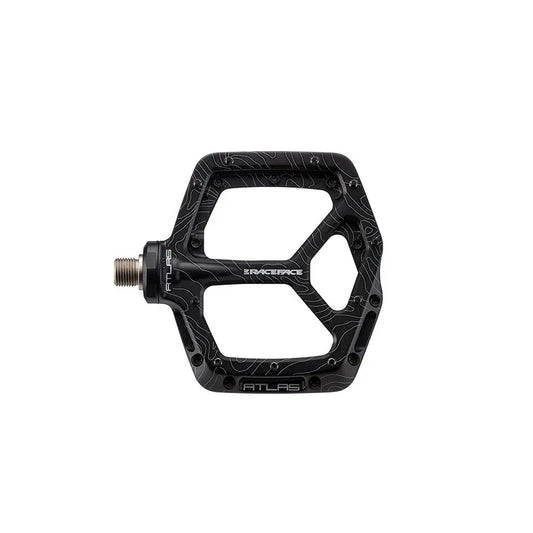 RaceFace Atlas Pedals - Platform Aluminum 9/16" Black - Bicycle Warehouse