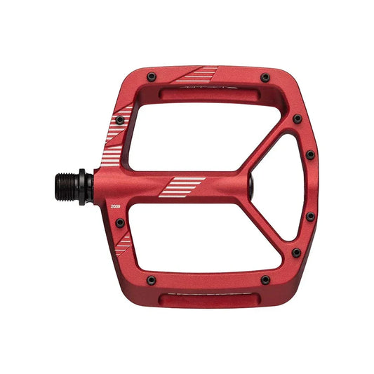 RaceFace Aeffect R Pedals - Platform Aluminum 9/16" Red - Bicycle Warehouse