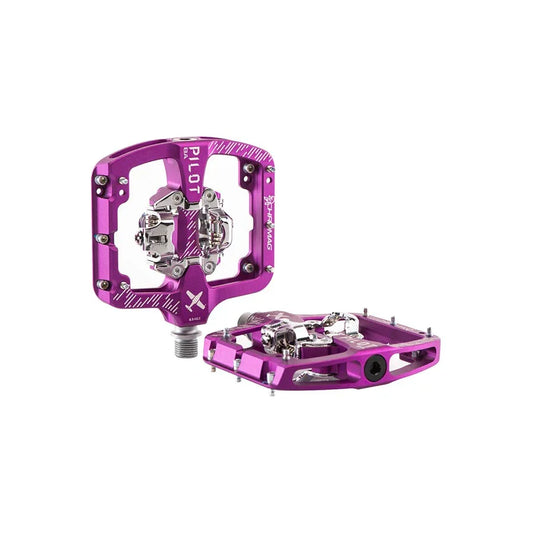 Pilot BA SPD Pedals Purple - Bicycle Warehouse