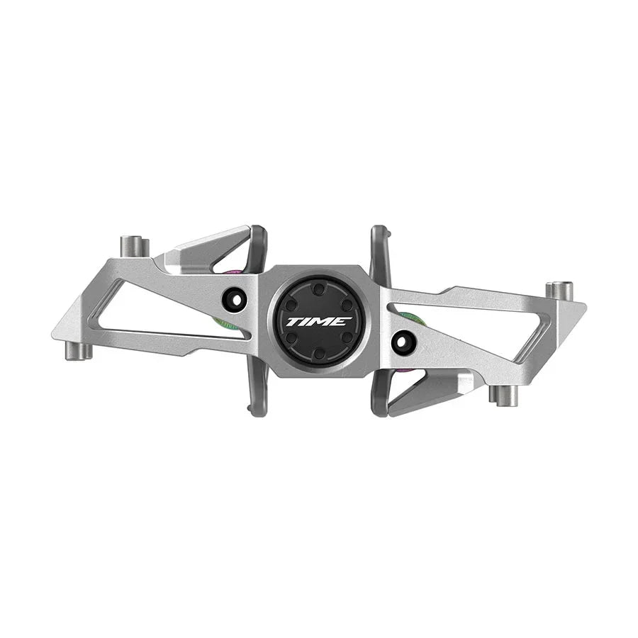 Time Speciale 10 Pedals - Dual Sided Clipless Platform Aluminum 9/16" Raw Large B1 - Bicycle Warehouse