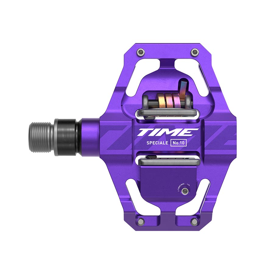 Time Speciale 10 Pedals - Dual Sided Clipless Platform Aluminum 9/16" Purple Small B1 - Bicycle Warehouse