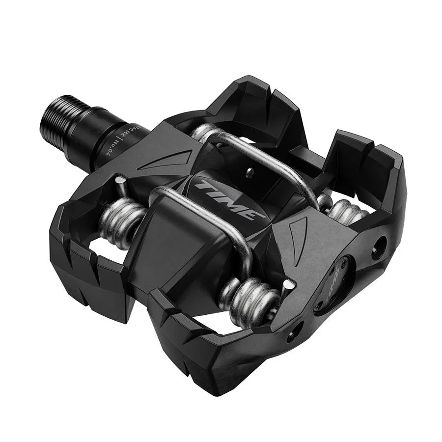 Time MX 4 Pedals - Dual Sided Clipless with Platform Aluminum 9/16" Black B1 - Bicycle Warehouse