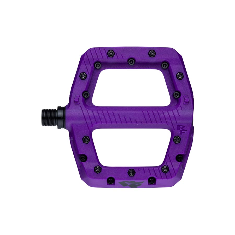 RaceFace Chester Pedals - Platform Composite 9/16" Large Purple - Bicycle Warehouse