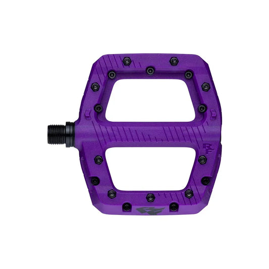 RaceFace Chester Pedals - Platform Composite 9/16" Large Purple - Bicycle Warehouse