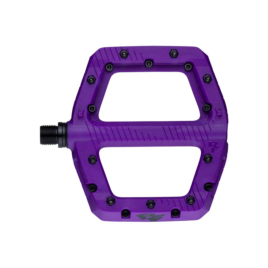 RaceFace Chester Pedals - Platform Composite 9/16" Small Purple - Bicycle Warehouse