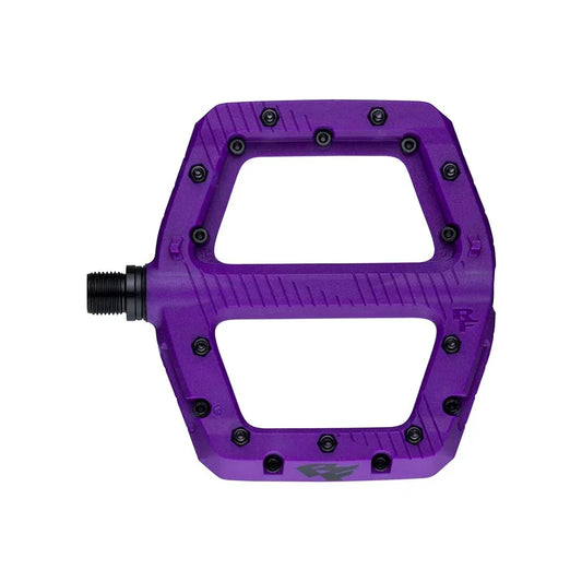 RaceFace Chester Pedals - Platform Composite 9/16" Small Purple - Bicycle Warehouse