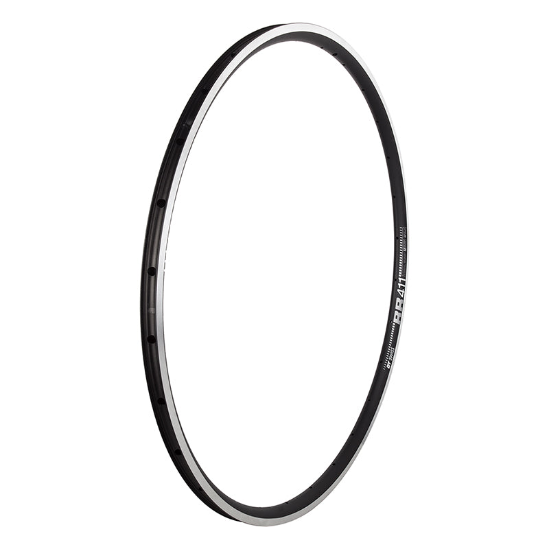 RR 411 Rim - 700 Rim Black 28H Asymmetric - Bicycle Warehouse