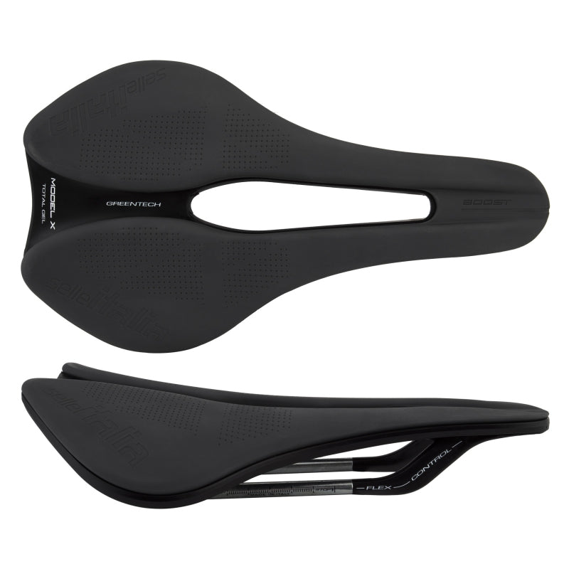 Model X Saddle L3 Green-Tek FeC Black - Bicycle Warehouse