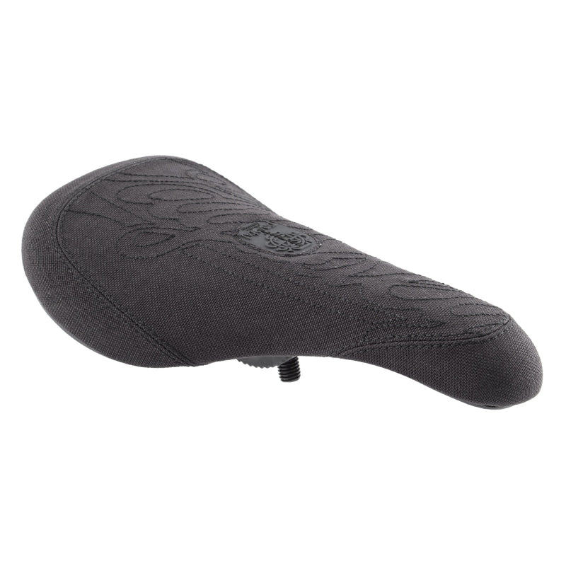 Big-Stitch Saddle BMX Pivotal Black Slim - Bicycle Warehouse