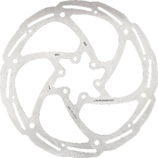 Jagwire Basics BR1 Disc Brake Rotor - 203mm 6-Bolt 1.8mm Thickness