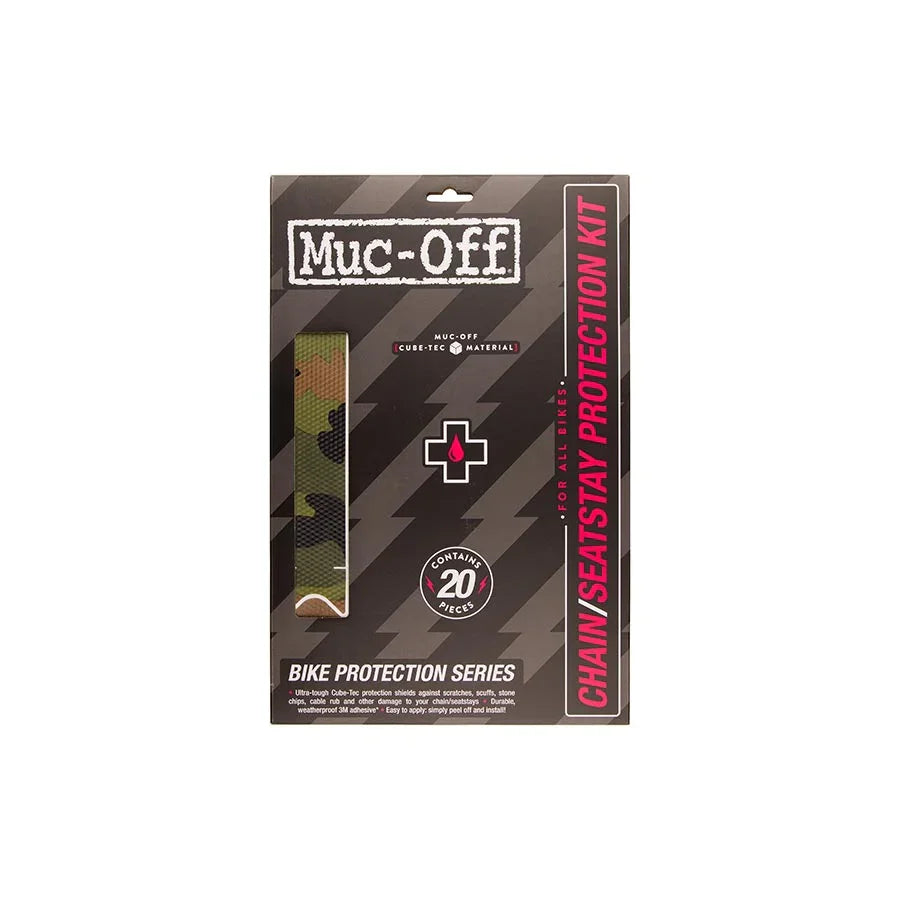Chainstay/Seatstay Protection Kit - 20-Piece Kit Camo - Bicycle Warehouse