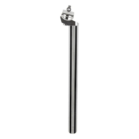 Fluted Seatpost 27.2mm 350mm Blk/Sil Alloy 25mm - Bicycle Warehouse
